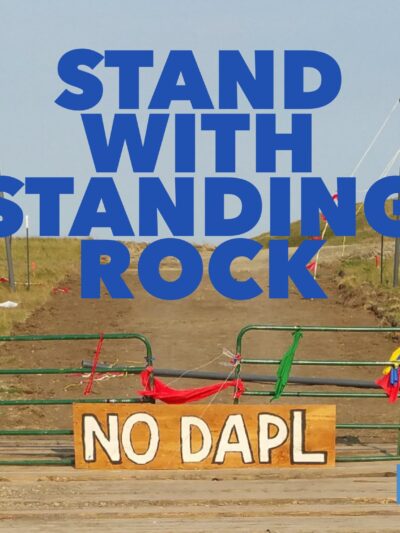 Stand With Standing Rock banner