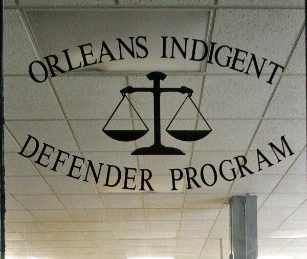 Door of Orleans Parish Public Defenders Office