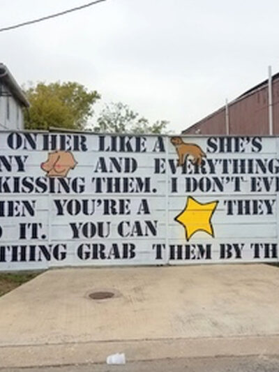 Trump Mural in New Orleans