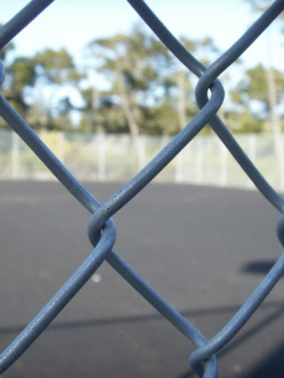 High school fence