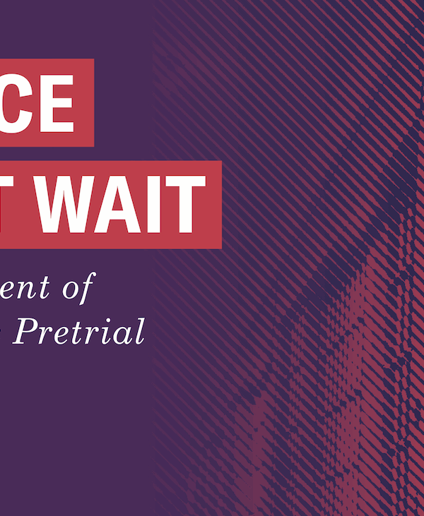 Justice Can't Wait: An indictment of Louisiana's pretrial system