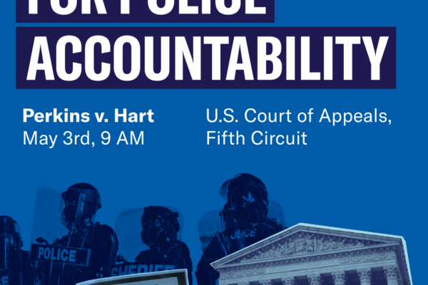 ACLU of Louisiana pack the court police accountability perkins