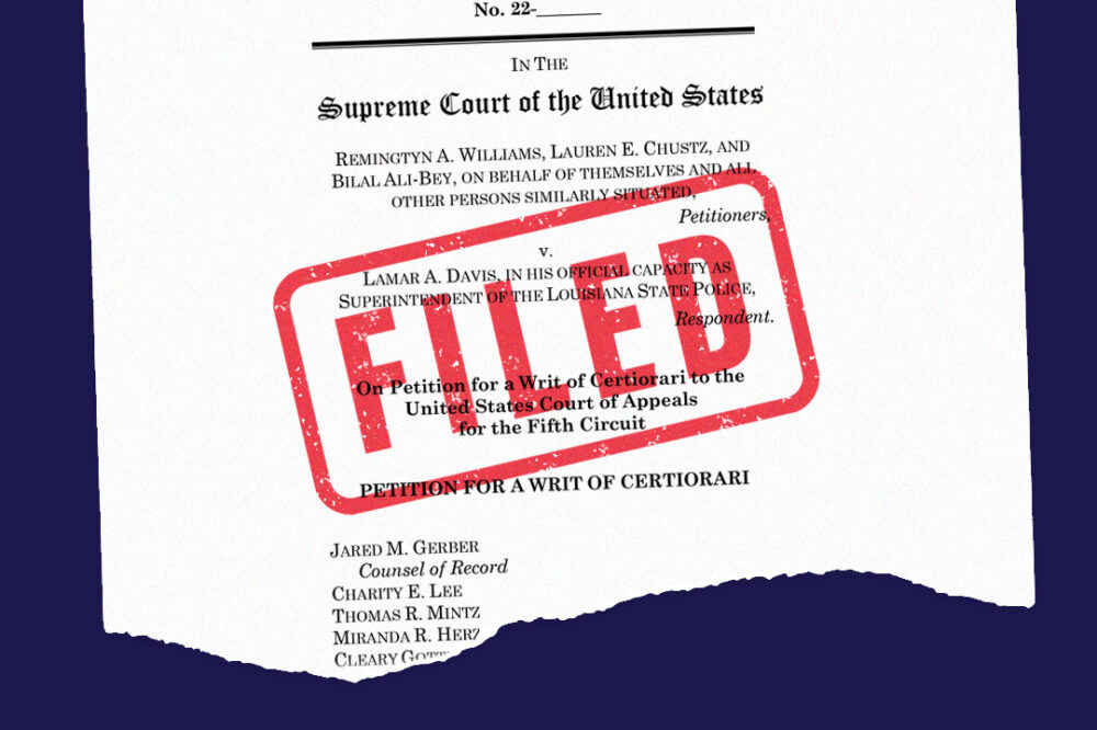 ACLU of Louisiana Justice Lab Clients Urge U S Supreme Court to Hear ACLU of Louisiana Justice Lab Clients Urge U S Supreme Court to Hear