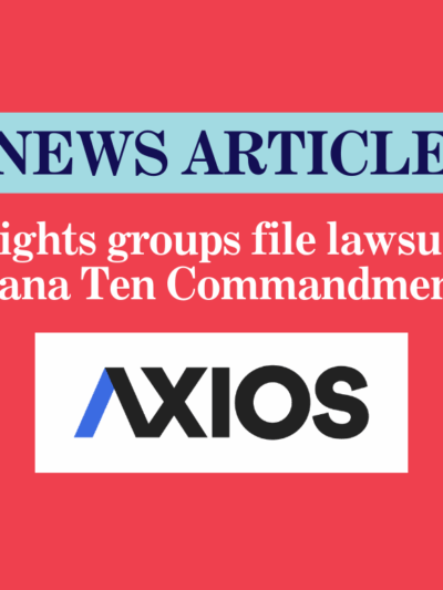 Civil rights groups file lawsuit over Louisiana Ten Commandments law