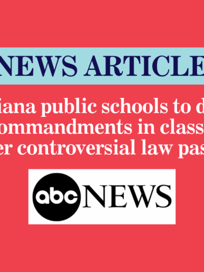 Louisiana public schools to display Ten Commandments in classrooms after controversial law passes