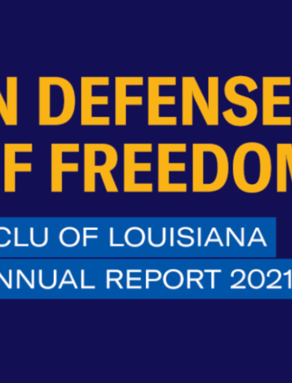Truth and Reconciliation Project ACLU of Louisiana