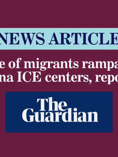 Abuse of migrants rampant at Louisiana ICE centers, report finds