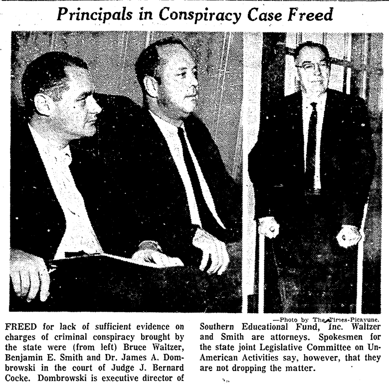 1963 - Waltzer, Smith, and Dombrowski