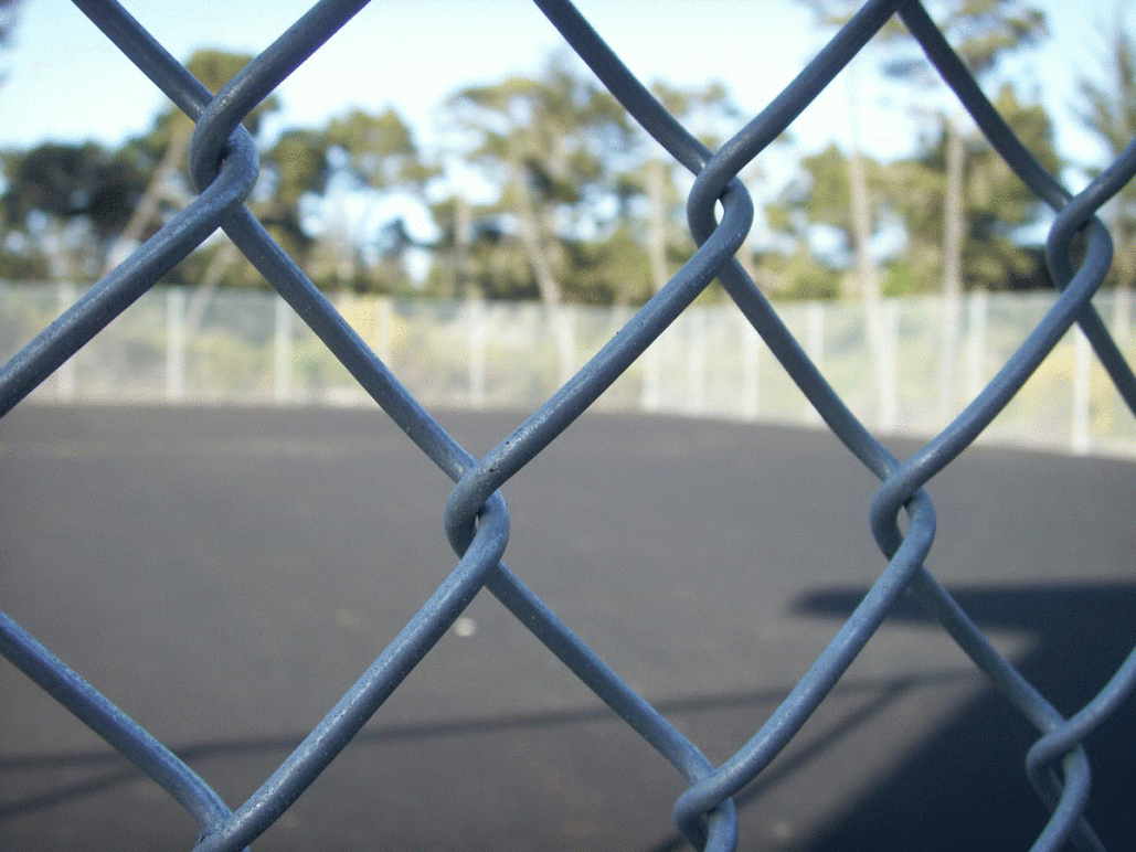High school fence