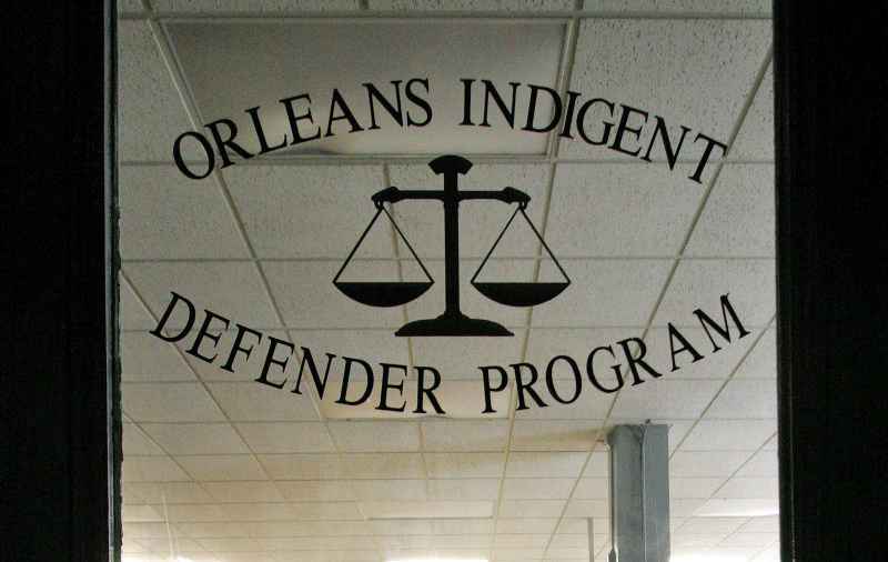 Door of Orleans Parish Public Defenders Office