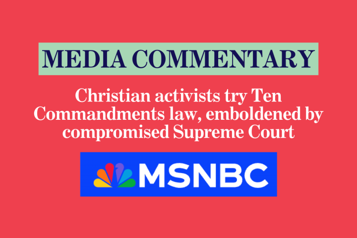 Christian activists try Ten Commandments law, emboldened by compromised Supreme Court